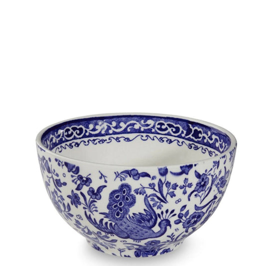 Blue Regal Peacock Mini Footed Bowl