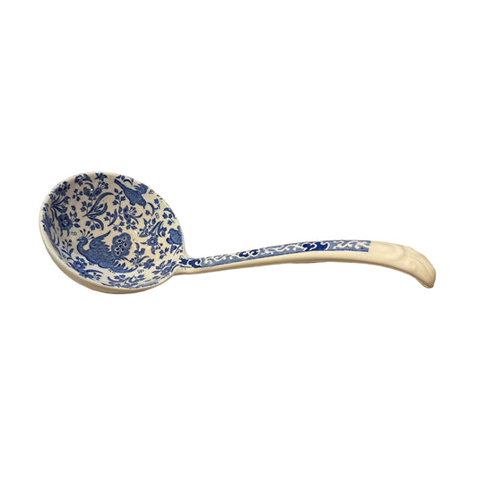 Burleigh Blue Regal Peacock Soup Tureen Ladle - Retired