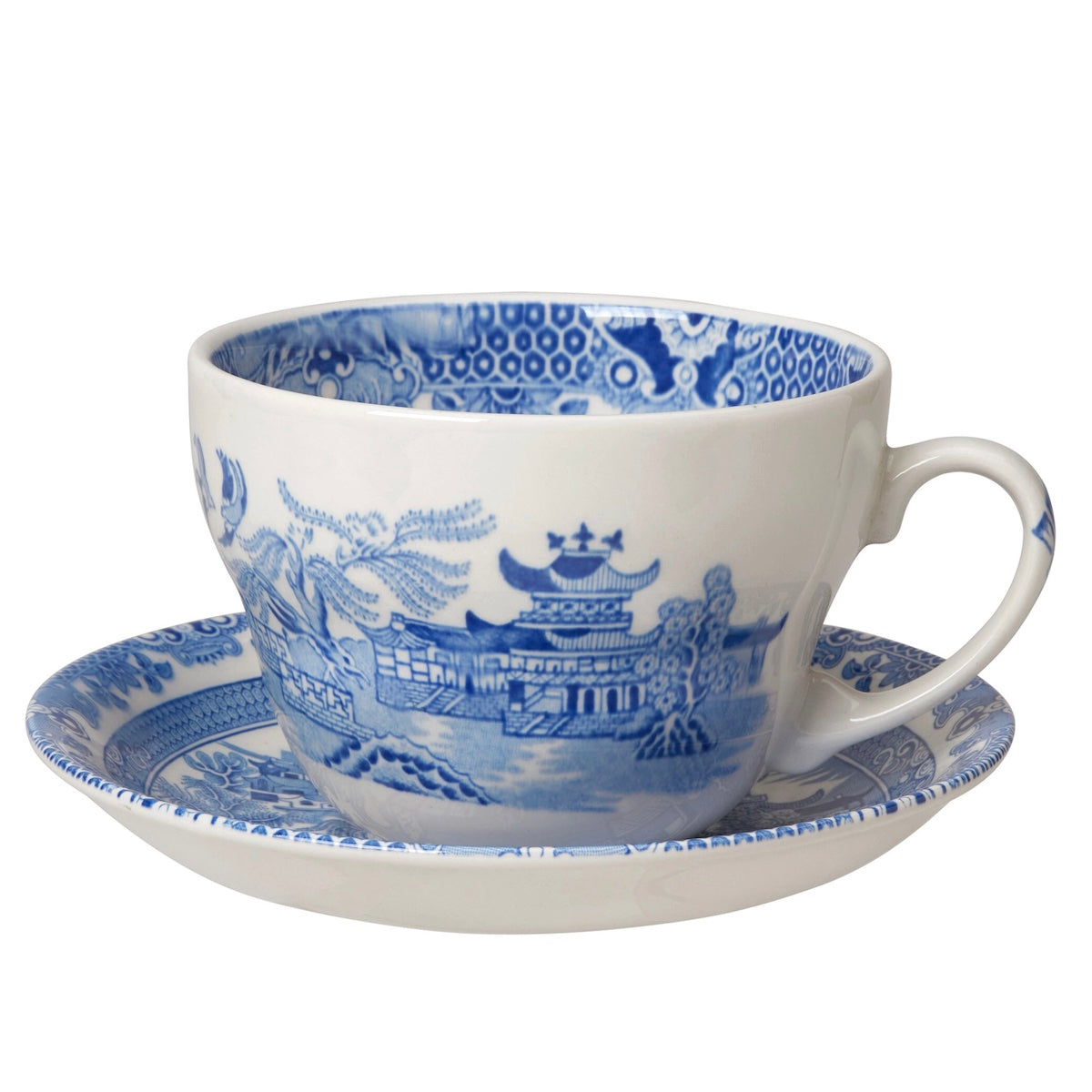 Blue Willow Breakfast Cup & Saucer