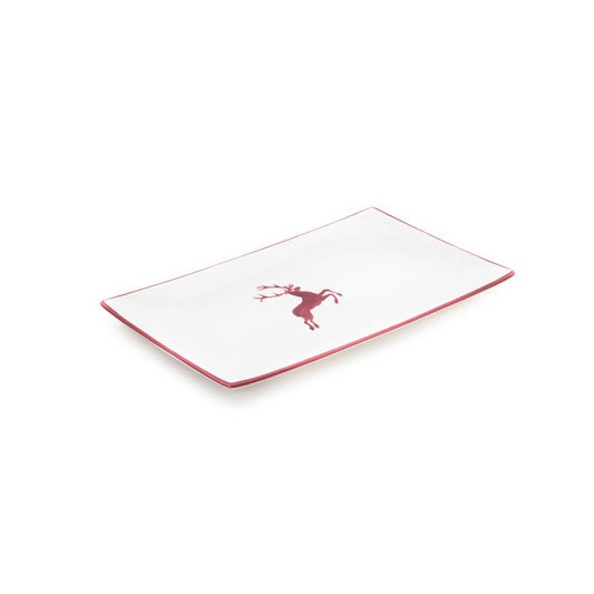 Bordeaux Deer Rectangular Platter 14.2"