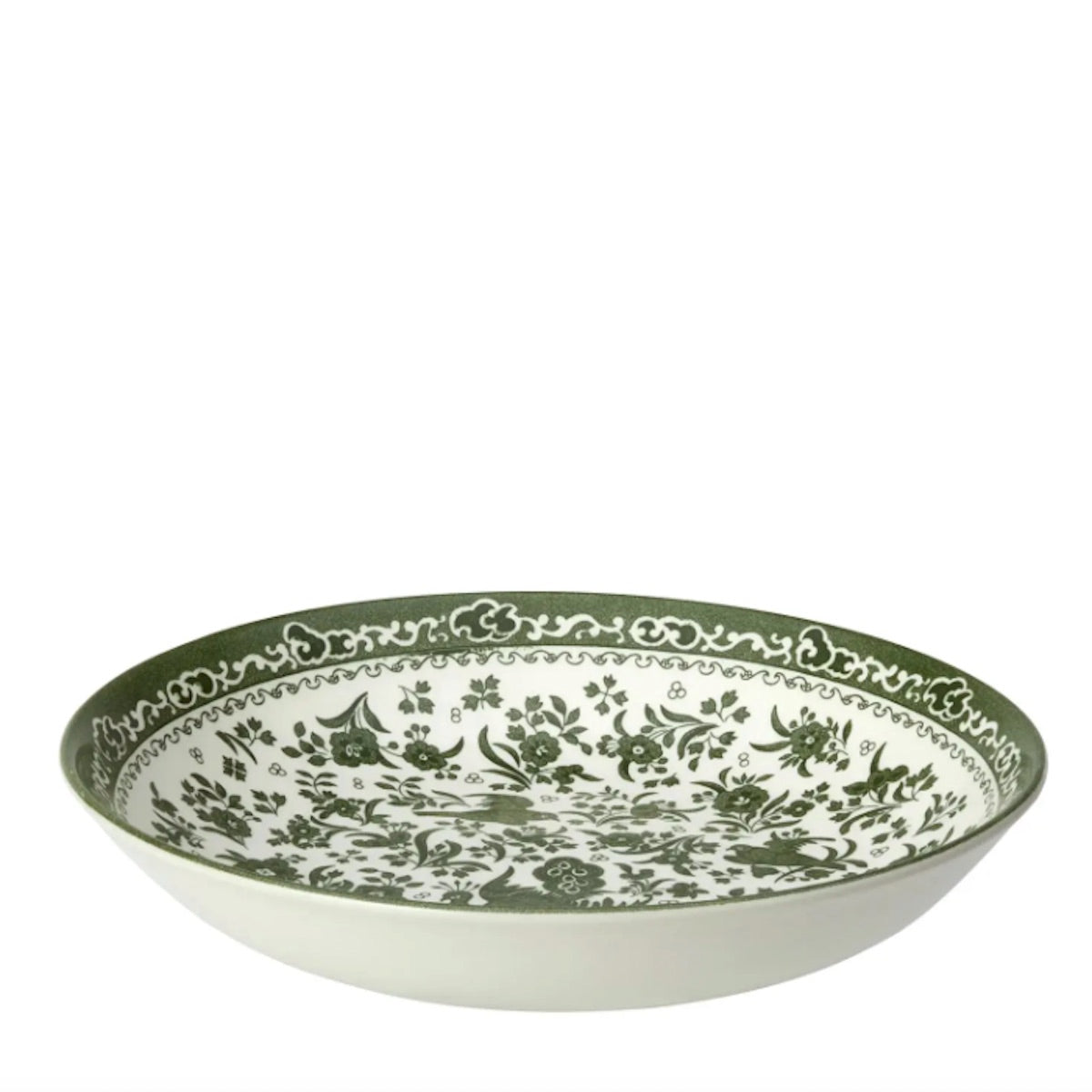 Green Regal Peacock Pasta Bowl