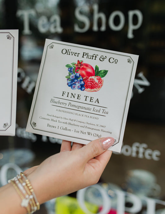 Oliver Pluff & Company - Blueberry Pomegranate Iced Tea - 1 Gallon Envelope