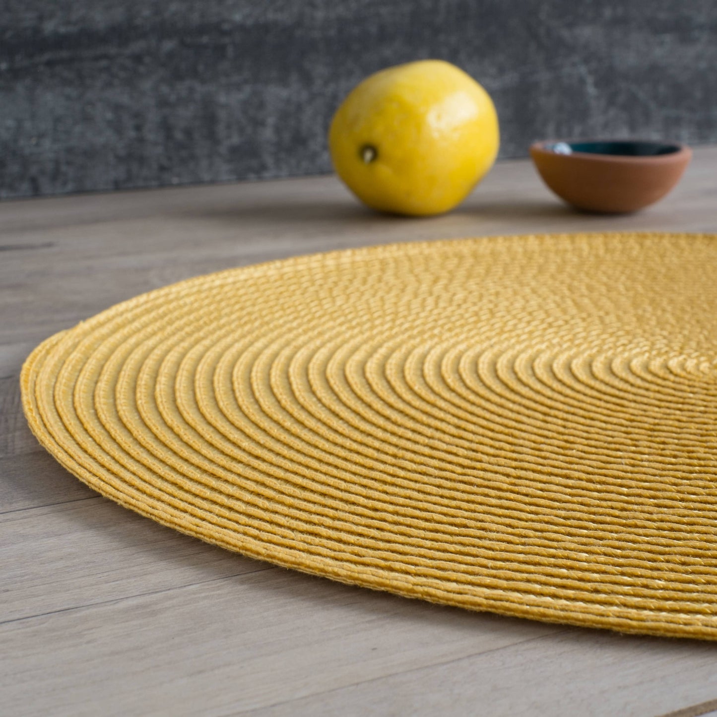 Disko Honey Round Placemat Set/4