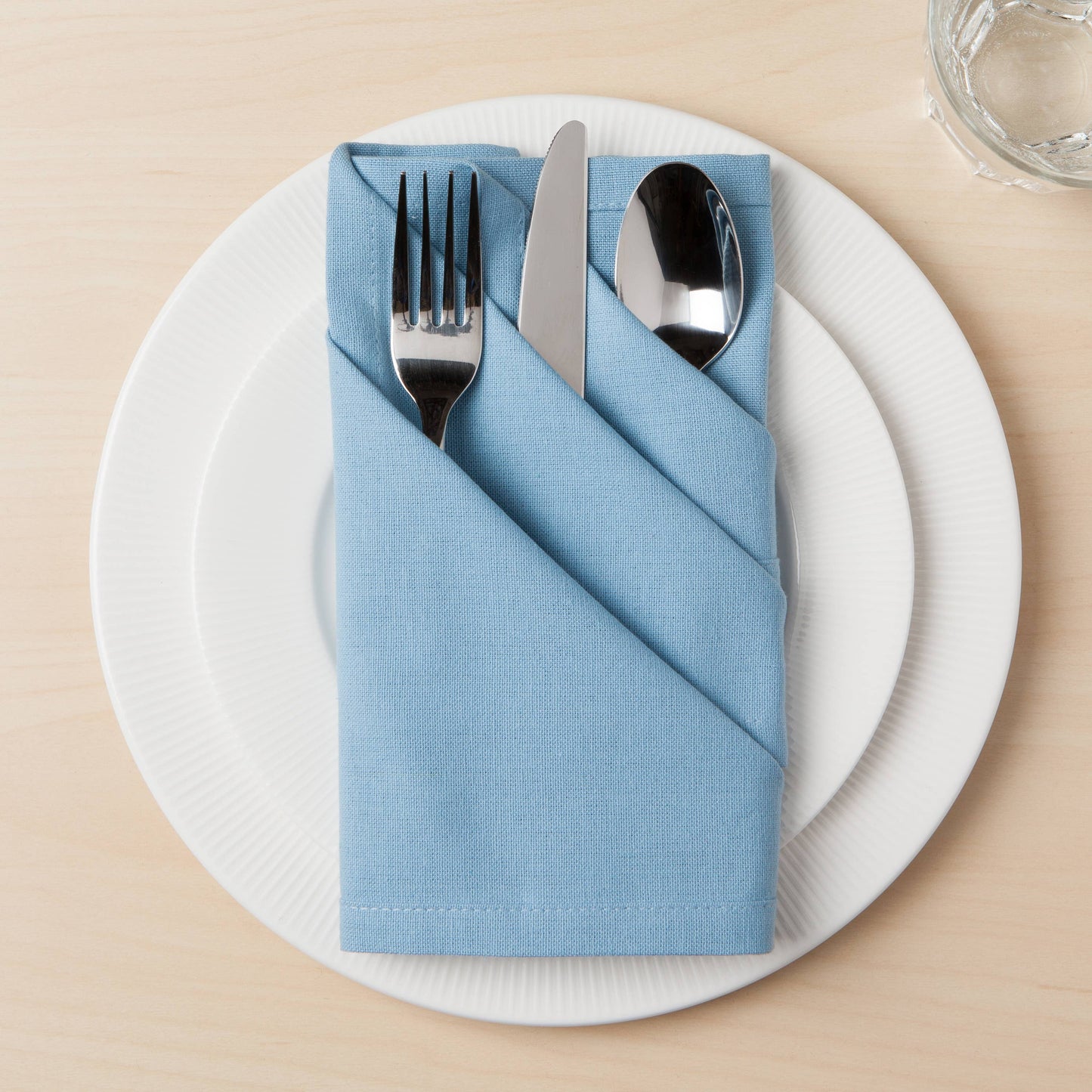 Spectrum Cotton Napkins French Blue Set/4