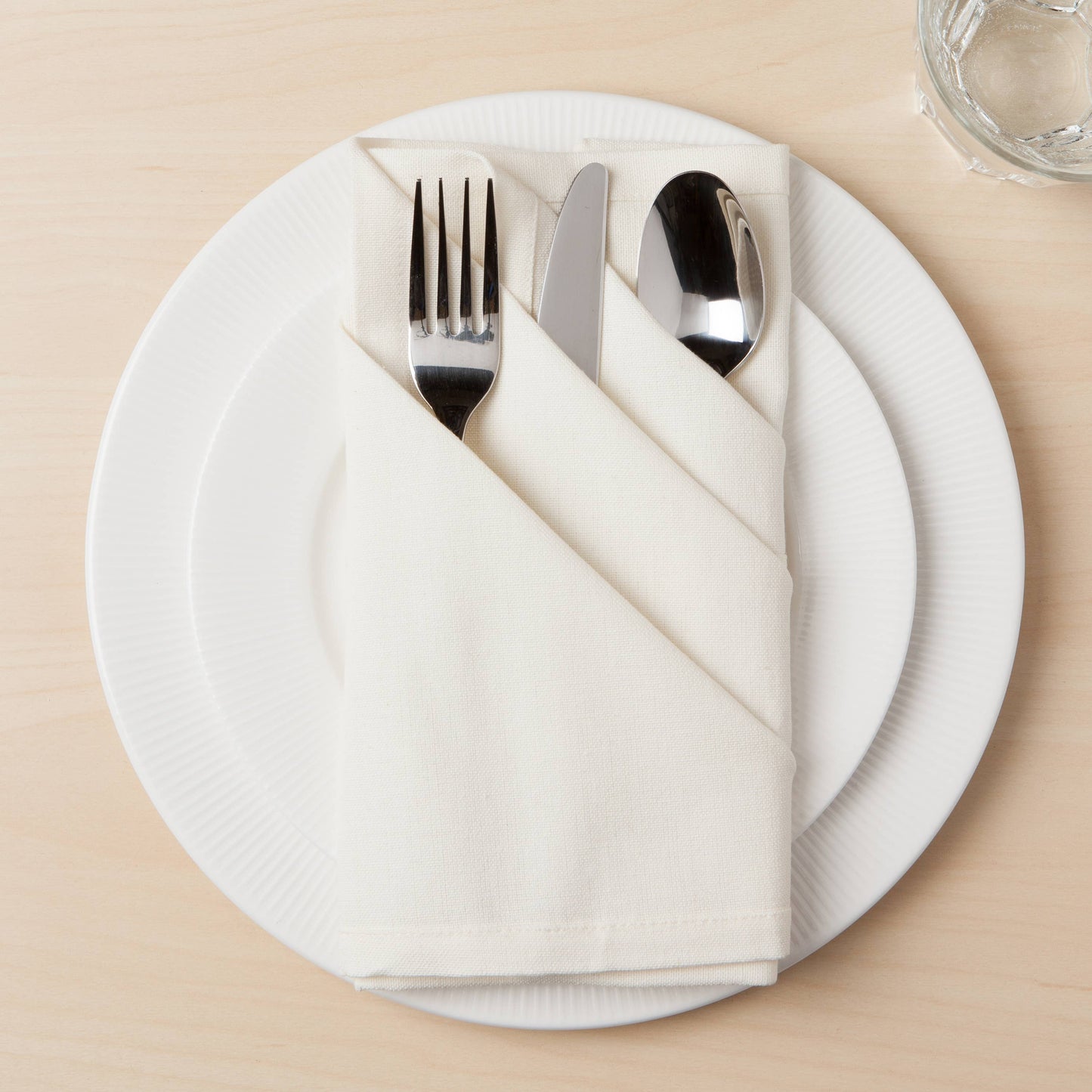 Spectrum Cotton Napkins Ivory Set/4