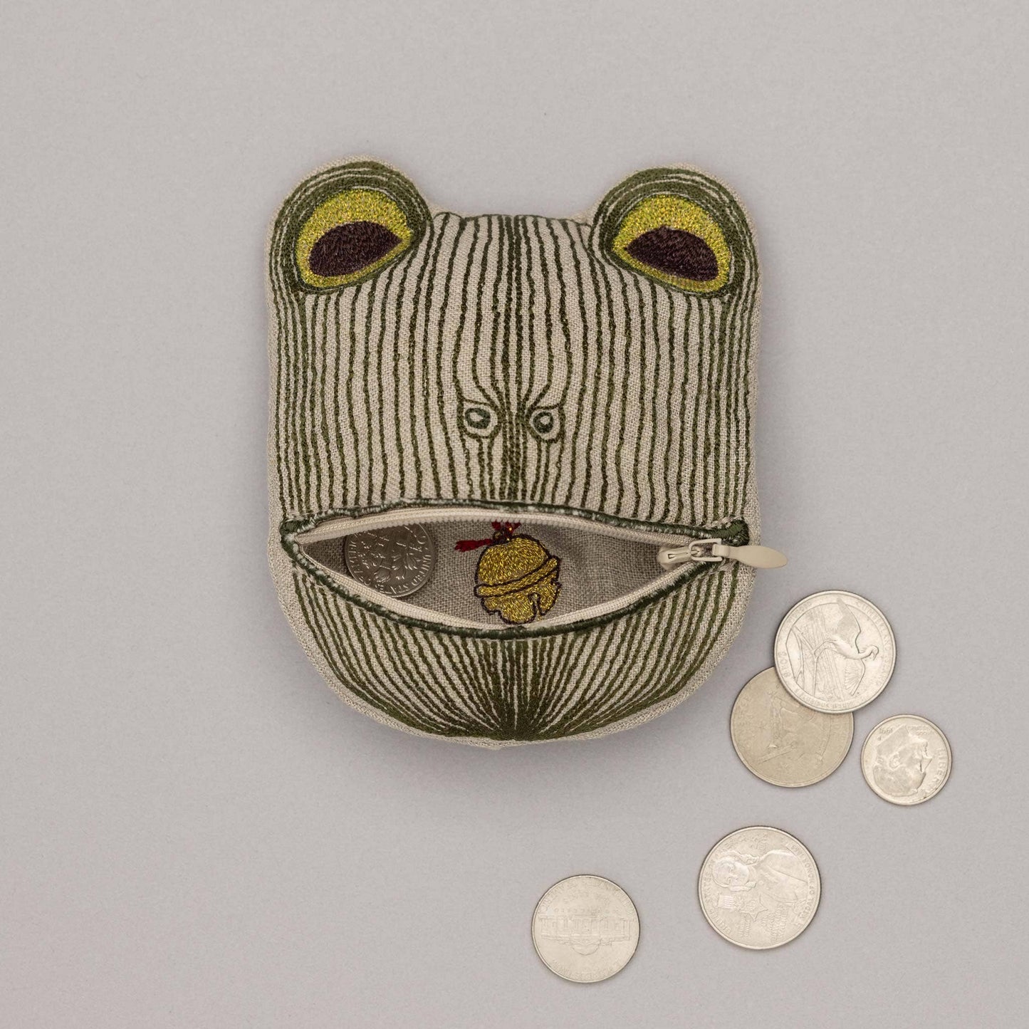 Coral & Tusk - Lucky Frog with Bell Pouch