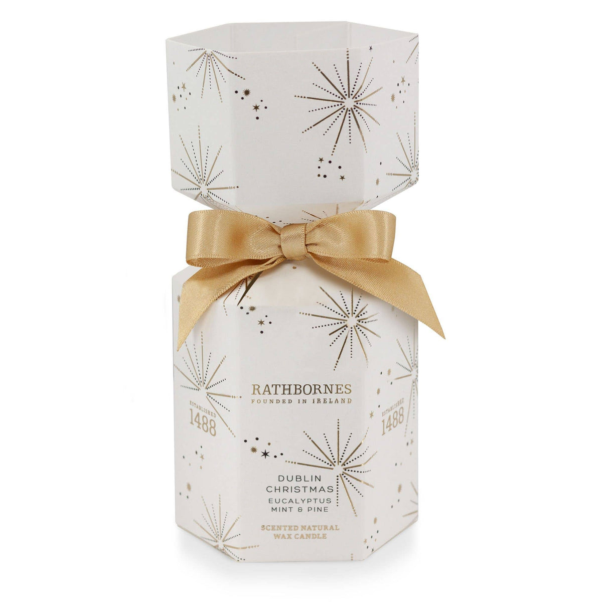 Rathbornes 1488 - Christmas Cracker Scented Candle - Dublin Christmas
