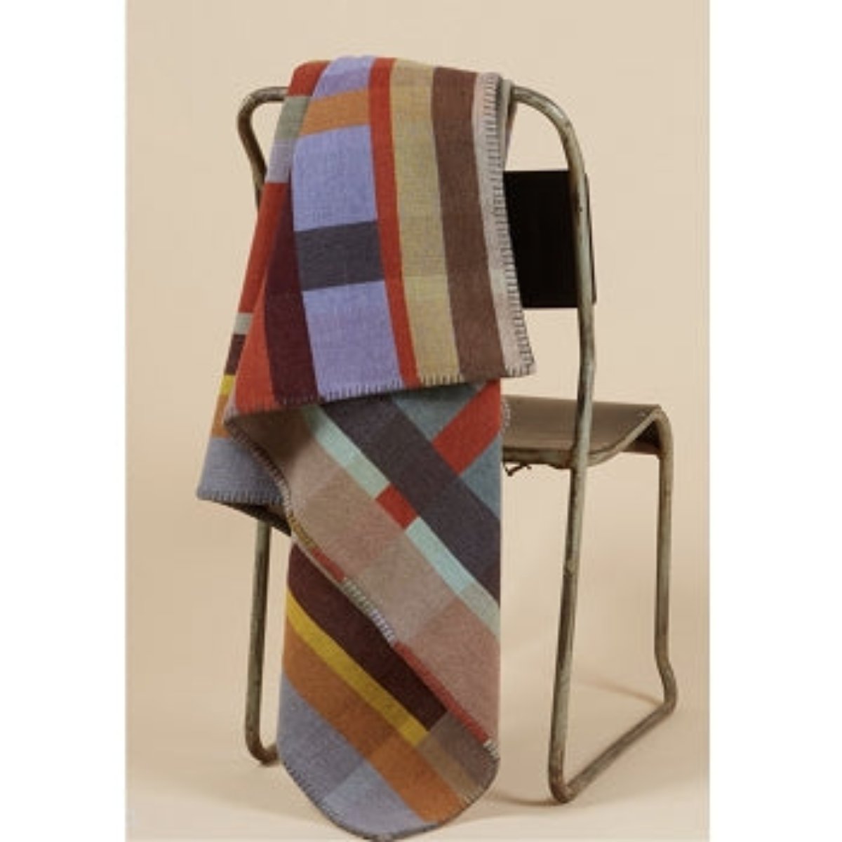 Cecil Lambswool Block Throw-Small