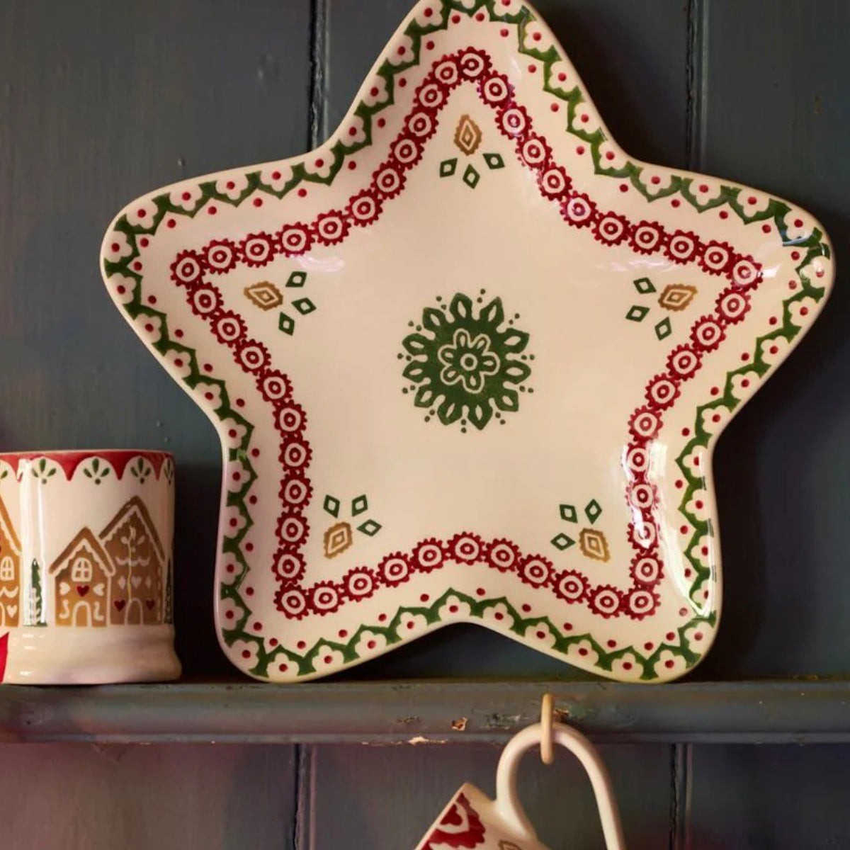 Emma Bridgewater Christmas Joy Medium Star Plate