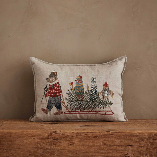Coral & Tusk Christmas Tree Sled Pillow