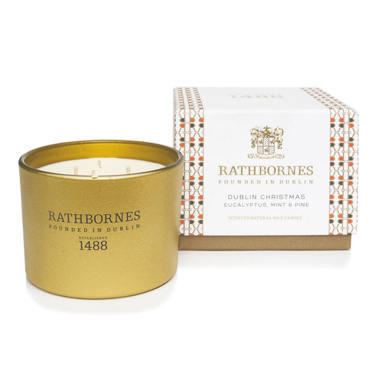 Rathbornes Dublin Christmas Scented Luxury Candle