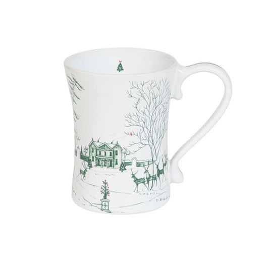 Country Estate Winter Frolic Mug - Evergreen