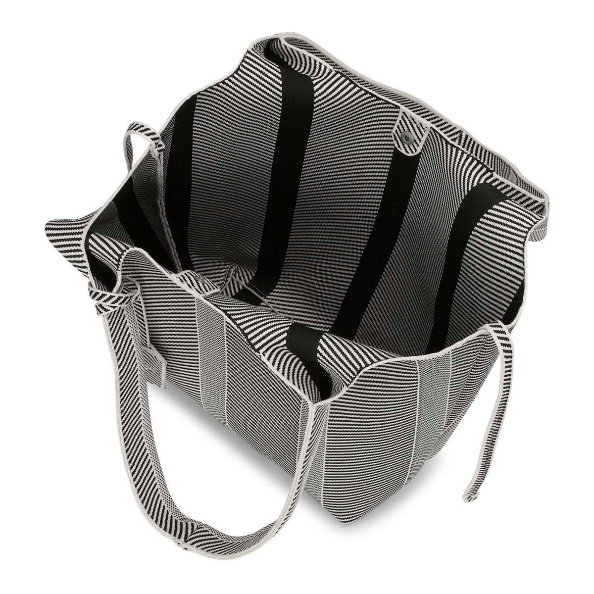 Ilse Jacobsen Knitted Bag - Milk Cream/Black