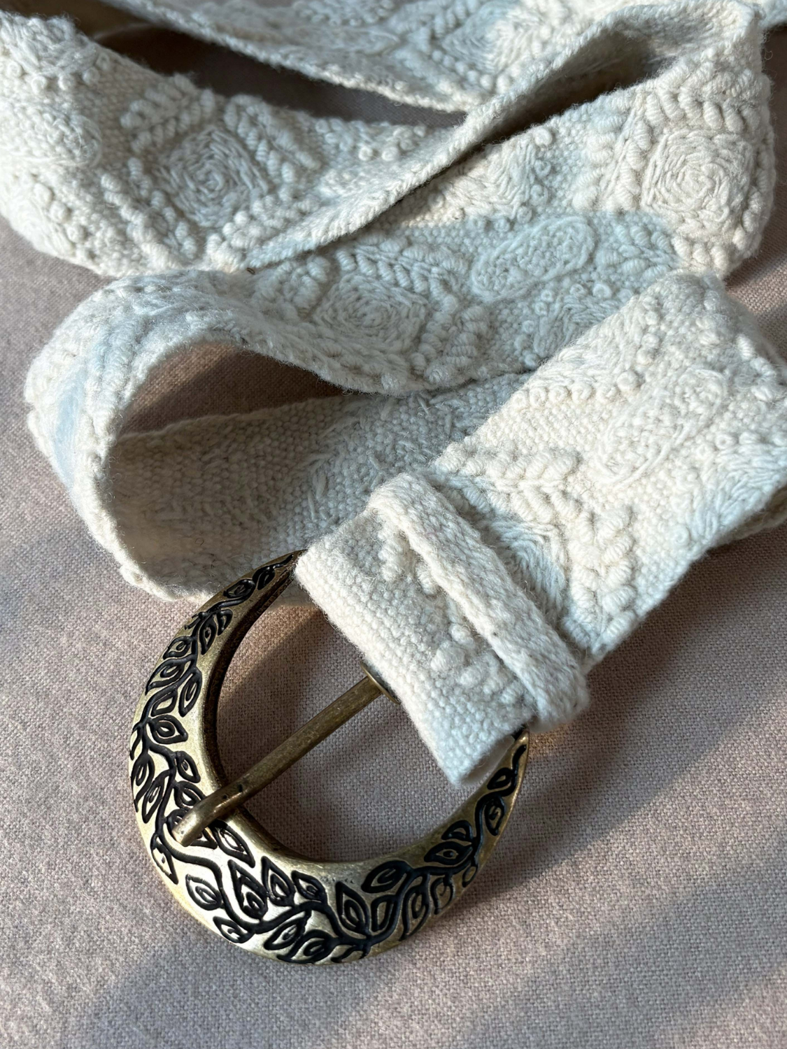 Jenny Krauss - Wandering Clouds Belt with Heirloom Buckle