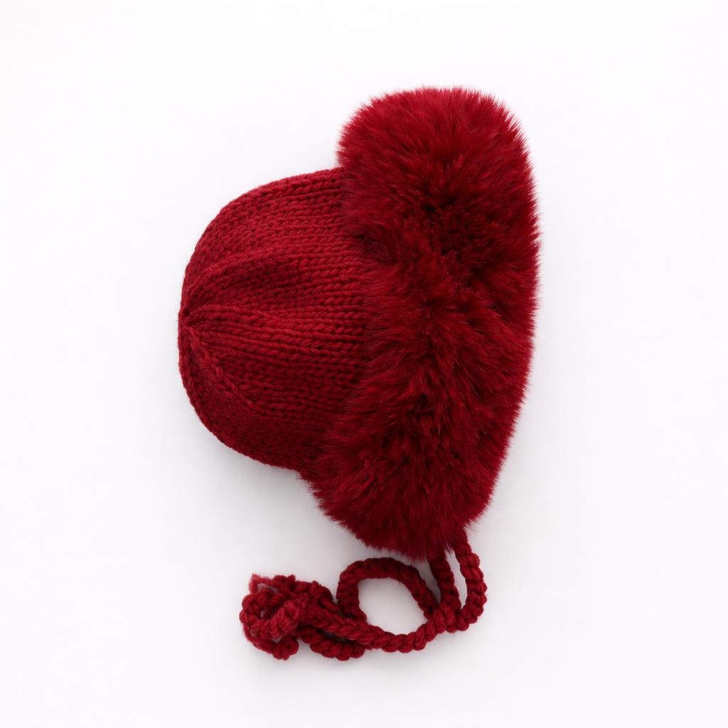 Huggalugs - Cuddle Bonnet Crimson for Baby