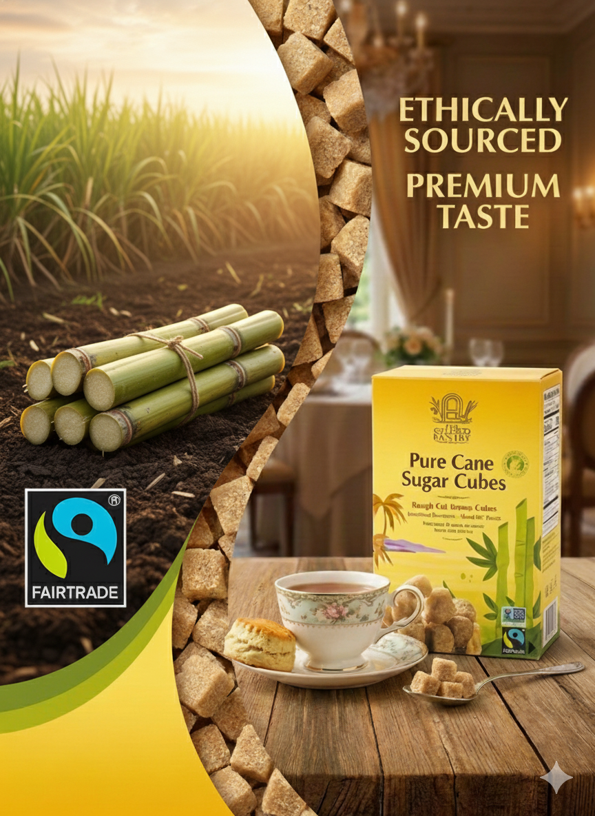 The Gilded Pantry Unrefined Brown Cane Sugar Cubes