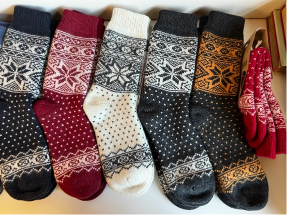 Swedish Passport - Wool Wear of Scandinavia Nordic Stars Wool Socks