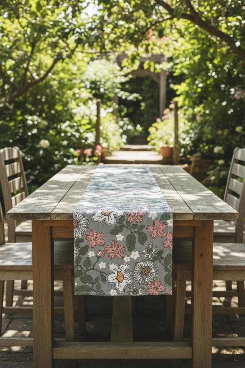 Ekelund Daisy Table Runner