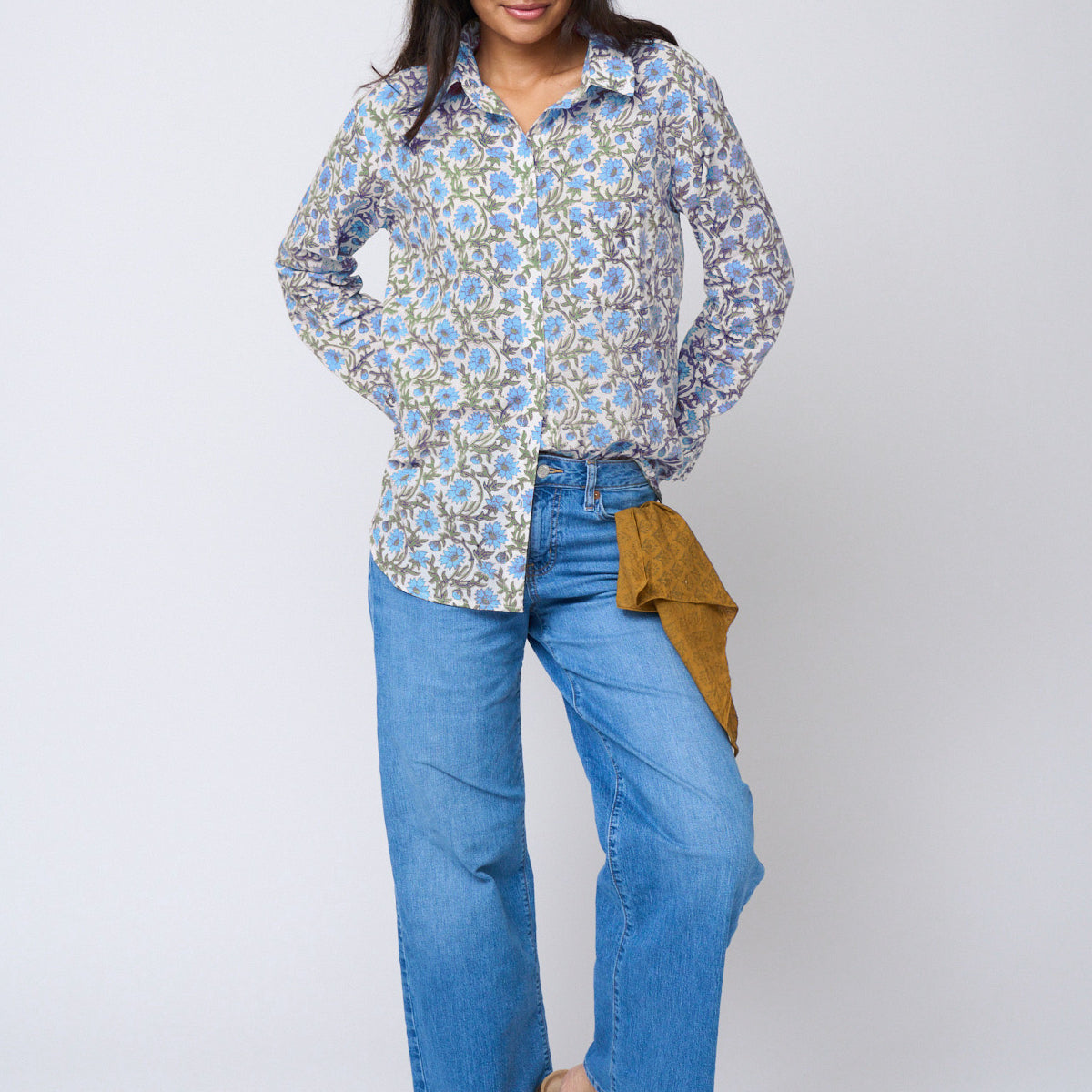 ... and for Good Boyfriend Long Sleeve Shirt- Darlington Floral