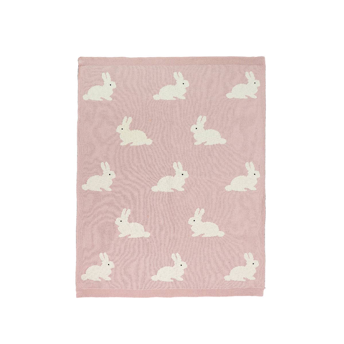 Viverano Organics - Bunny - Organic Jacquard Knit Baby Blanket