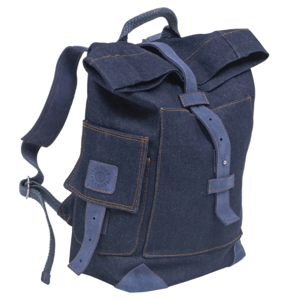 Travaux en Cours Denim Blue Small City Backpack – Ann Marie's