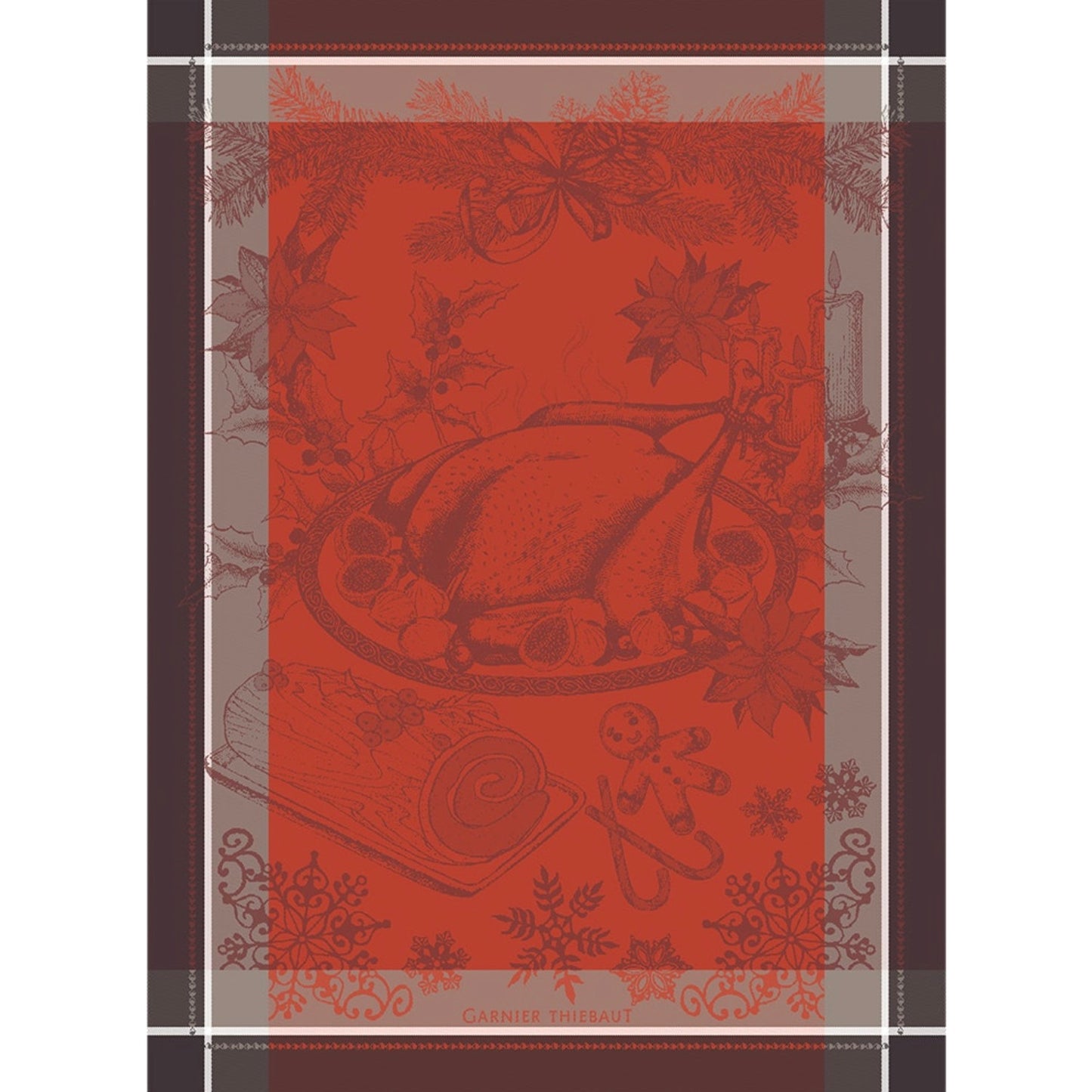 Dinde De Noel Vermillon Kitchen Towel