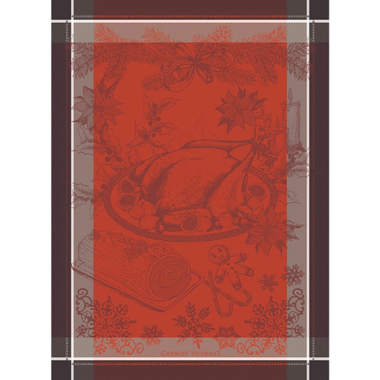 Dinde De Noel Vermillon Kitchen Towel