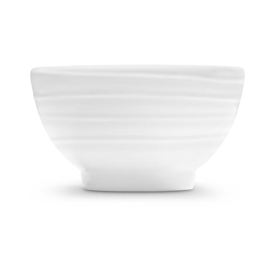 Dizzy White Cereal Bowl 5.5in