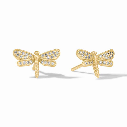 Julie Vos Dragonfly Pave Stud