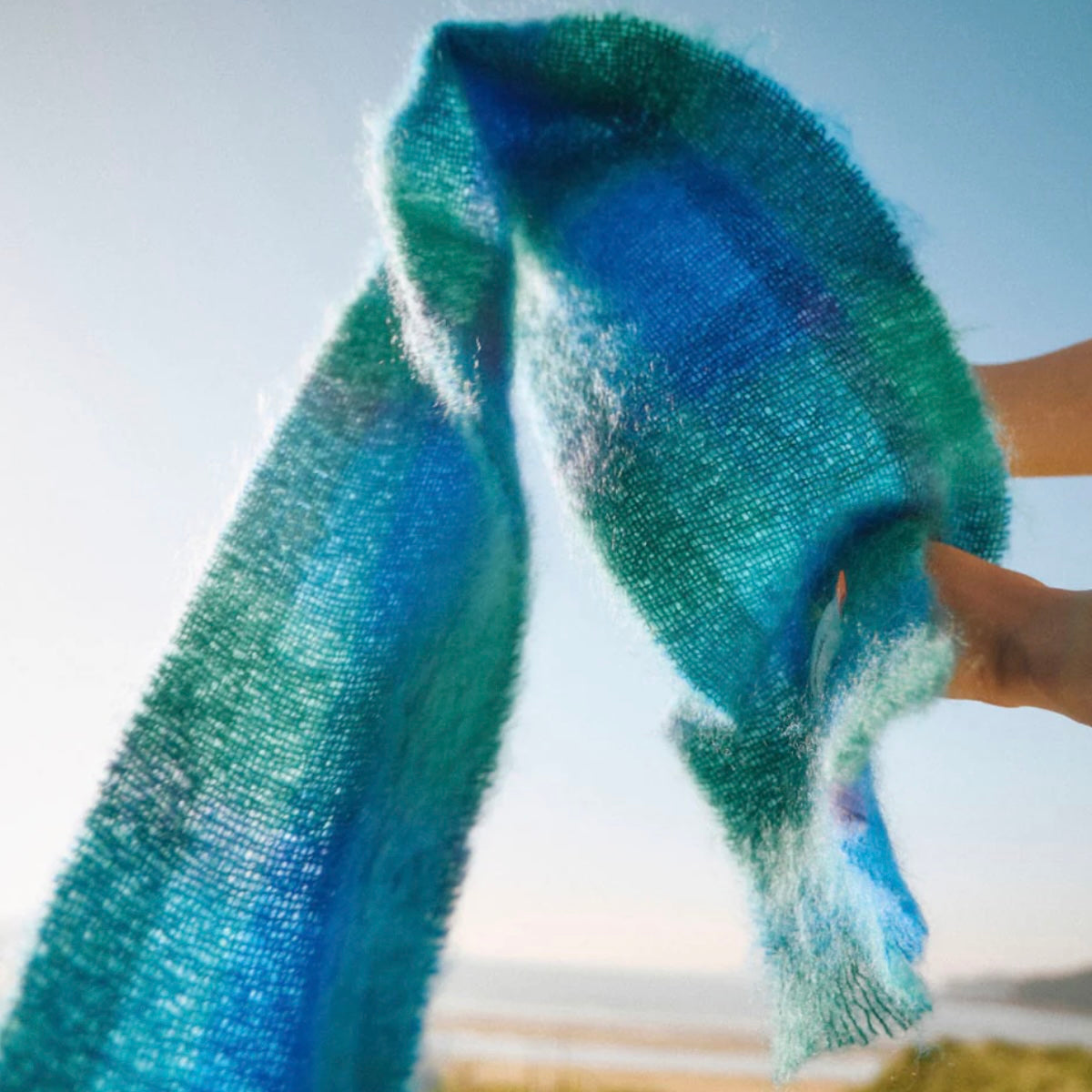 Cushendale Drumin Mohair XL Scarf - Ascot