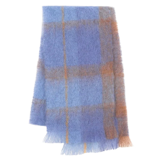 Cushendale Drumin Mohair XL Scarf - Bluebird