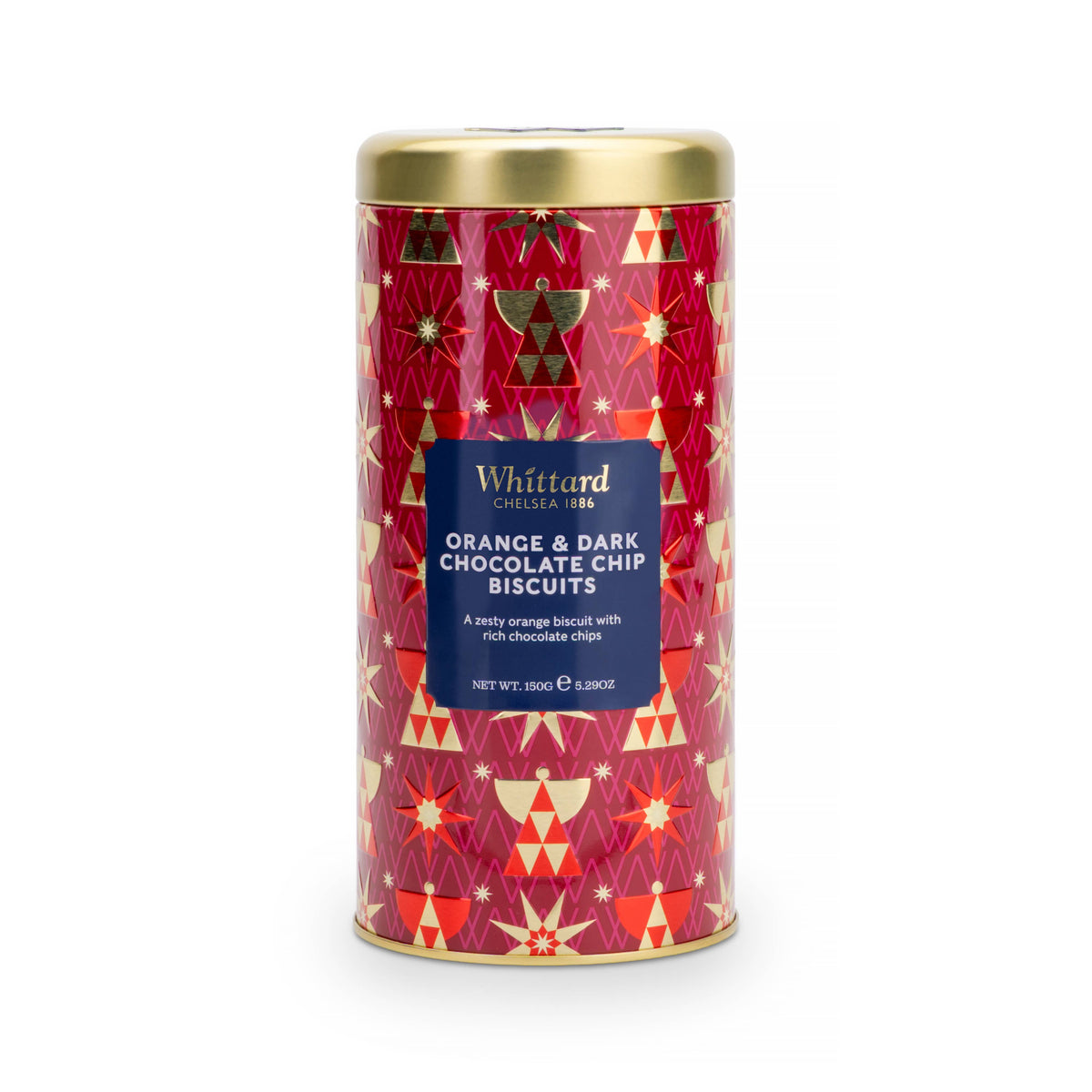 Whittard of Chelsea - Orange & Dark Chocolate Chip Cookies Tin