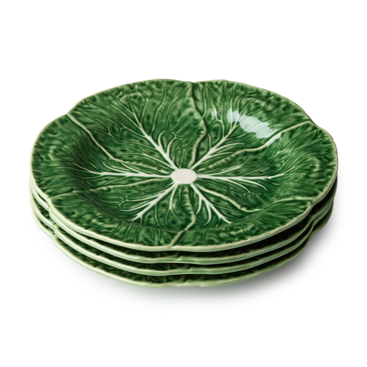 Le Jardin Cabbage 3-D Salad Plate - Set of 4