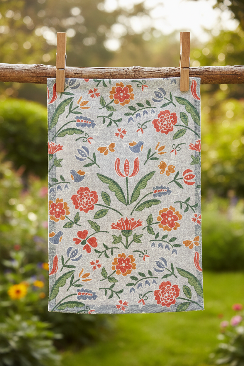 Ekelund Blomglanta Tea Towel