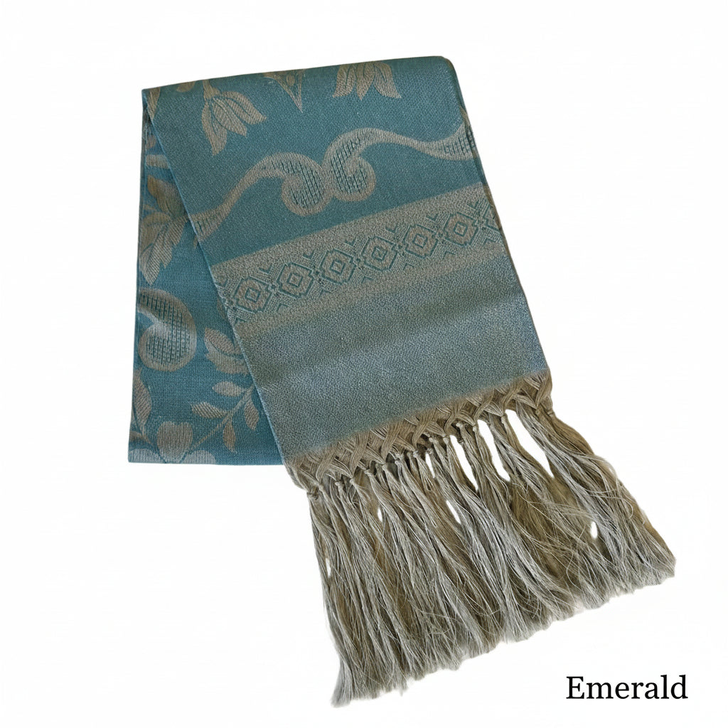 Tessitura Pardi Damasco Rustica 100% Linen Large (Bath) Towel with Fringe