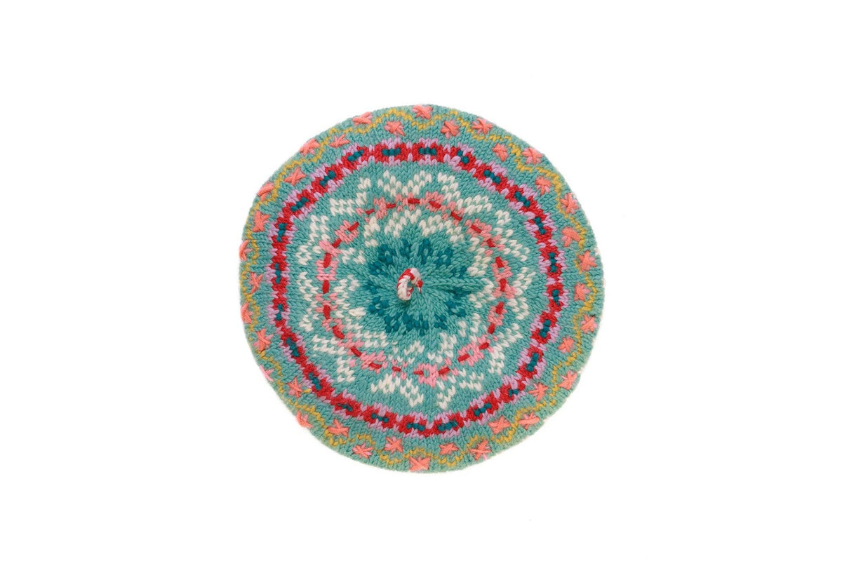 French Knot - River Beret - Turquoise
