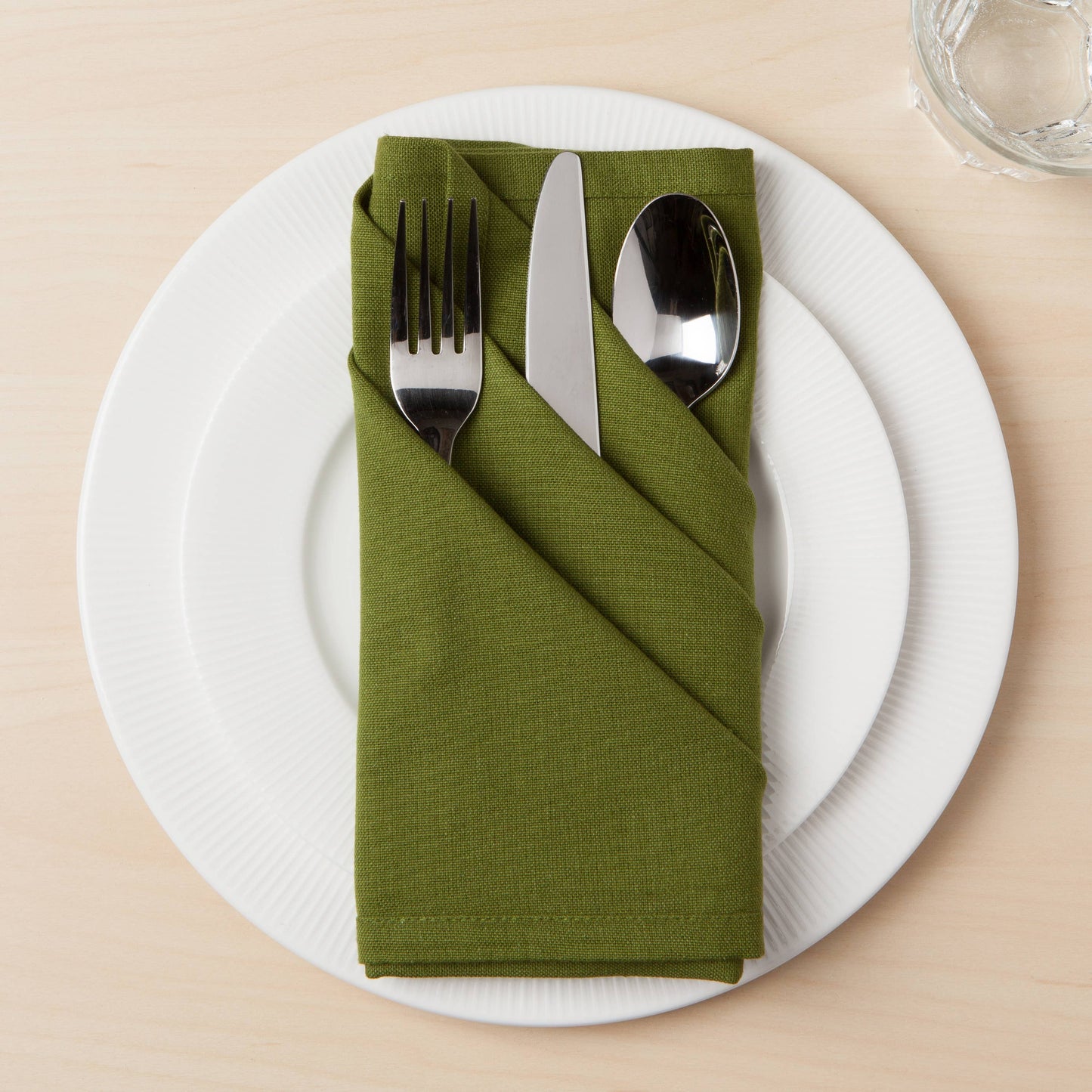 Spectrum Cotton Napkins Fir Green Set/4
