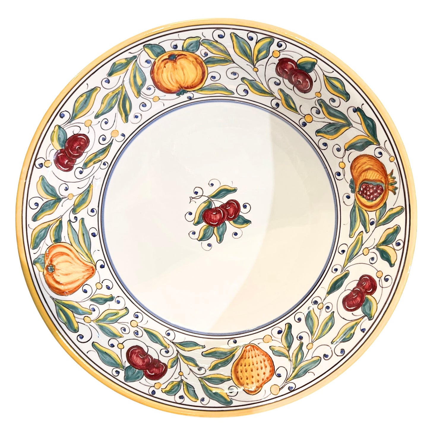 Ubaldo Grazia Foglie Fruta Pasta Bowl