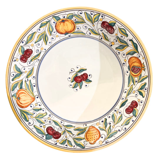 Ubaldo Grazia Foglie Fruta Pasta Bowl