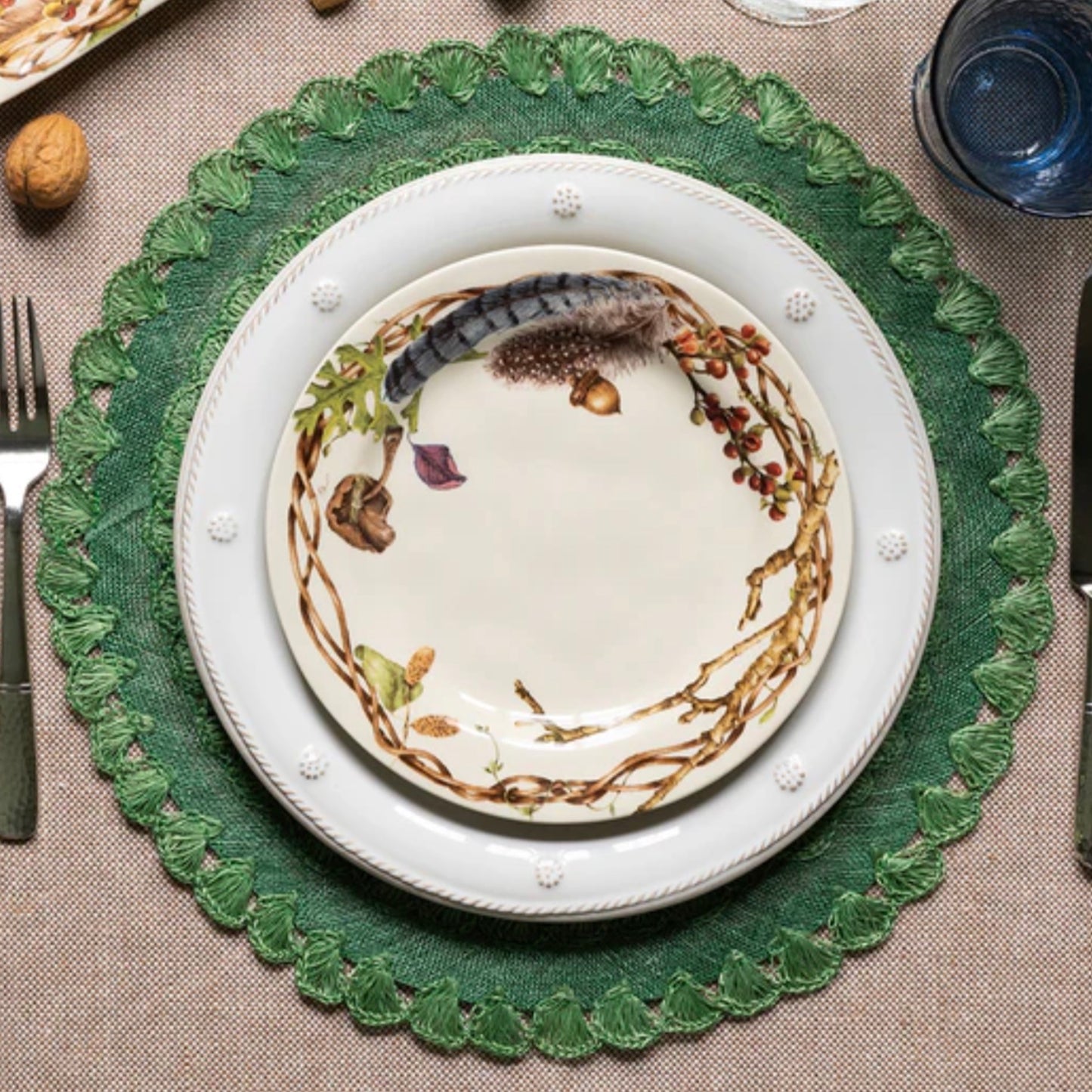 Forest Walk Party Plate Set/4