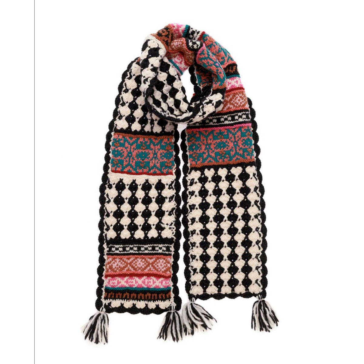 French Knot - Antonia Scarf - Black