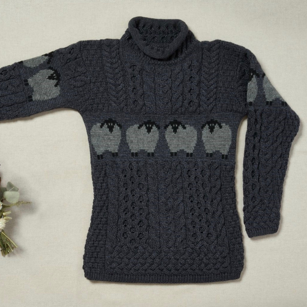 Grey Black Sheep Sweater