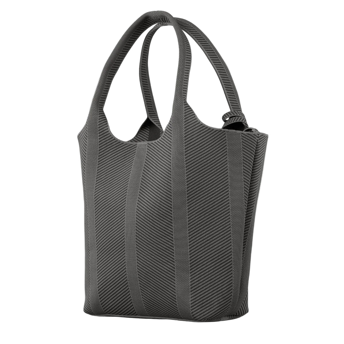 Ilse Jacobsen Knitted Bag - Black/Gun Metal