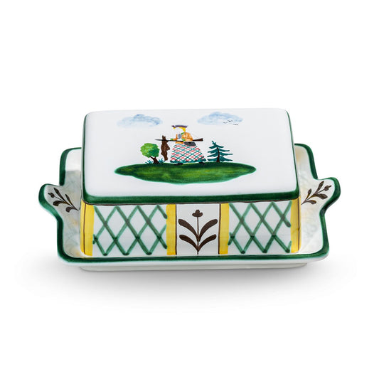 Hunter's Delight Butter Dish Lg