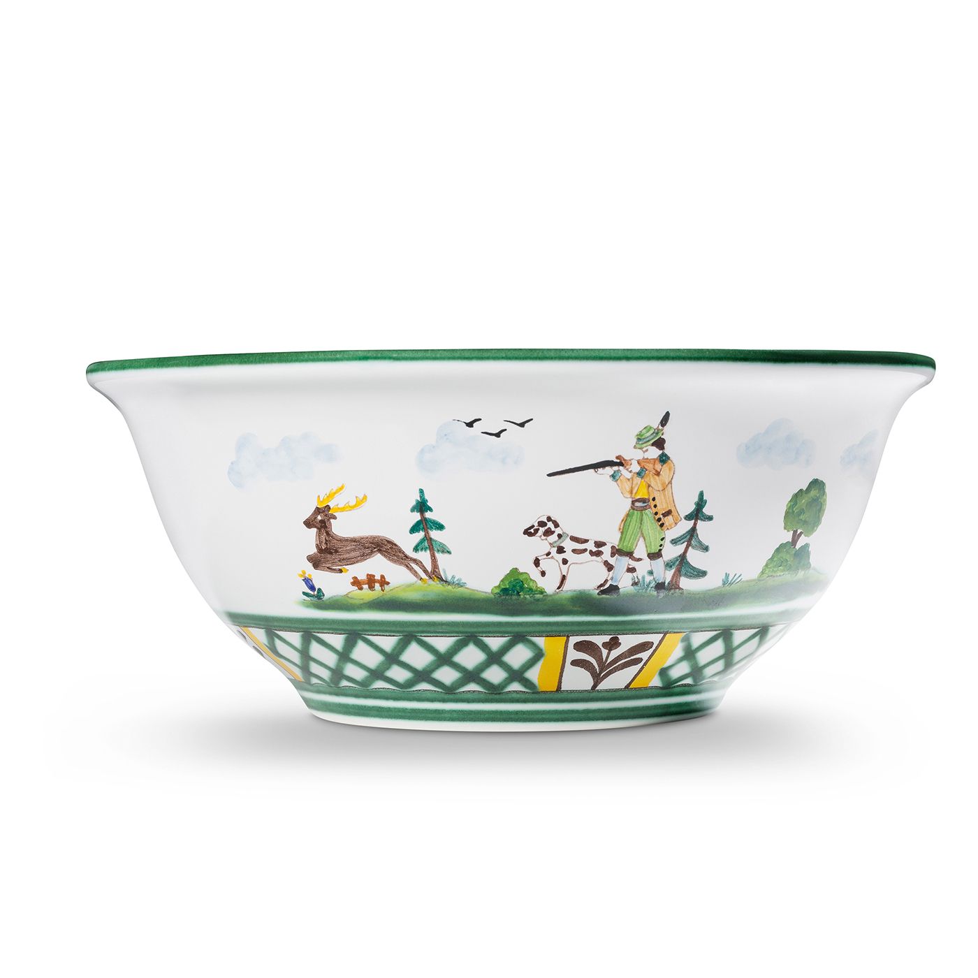 Hunter's Delight  10" Salad Bowl Male/Female Hunter