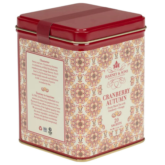 Harney & Sons Cranberry Autumn Tea Sachets - 20ct