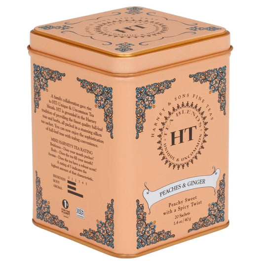 Harney & Sons Peaches & Ginger Tea - 20 Sachets