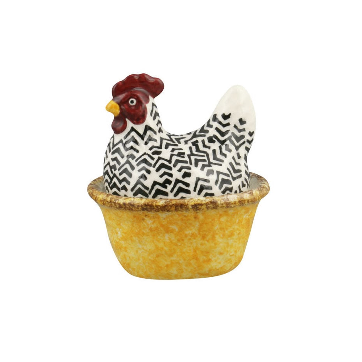 Emma Bridgewater Handpainted Silver Smalll Hen on Nest