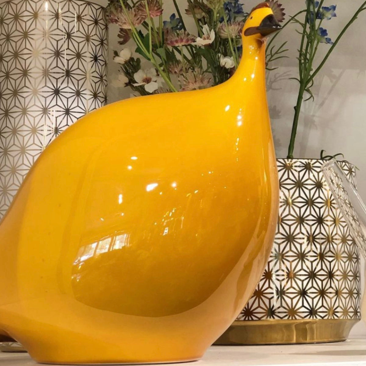 Les Ceramiques de Lussan Guinea Solid Honey Yellow