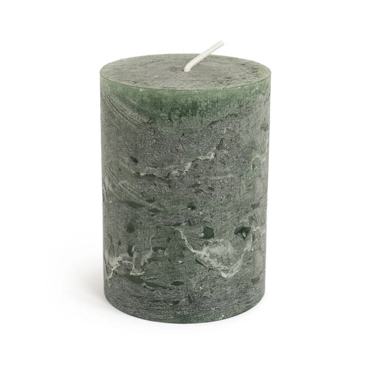 Simon Pearce Rusteli Hunter Green Pillar Candle